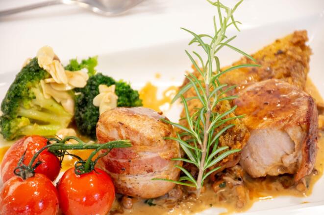 Schweinefilets im Speckmantel