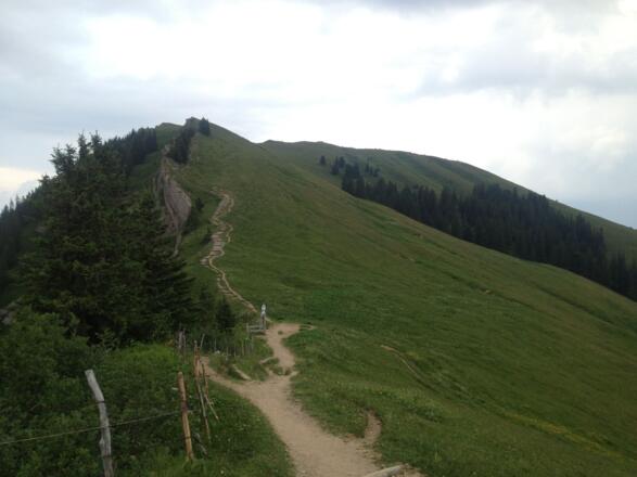Brunnenauscharte mit Blick zum Gelchenwanger Grat