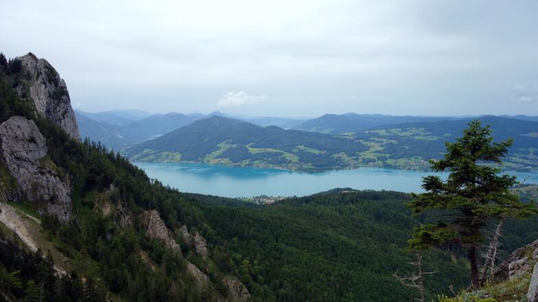 Atterseeblick von der Hohen Rast 1180m