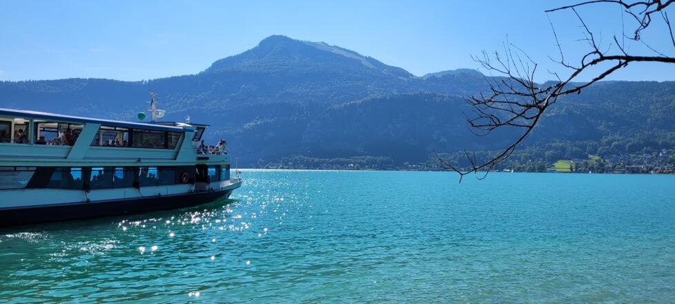 Wolfgangsee Schifffahrt bei Fürberg