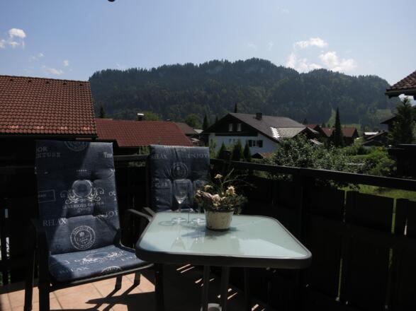 Aussicht vom Südwestbalkon