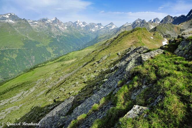 Beeindruckend die 3000ender in der Ferne.