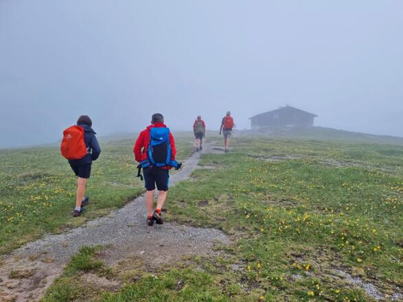 Anmarsch zur Blaserhütte