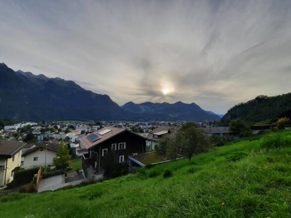 Oberhalb vom Stadtteil "Halde"