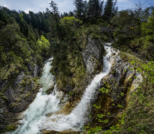 Ganz nah am Wasser: wunderbarer Wildbach im Gleirschtal.