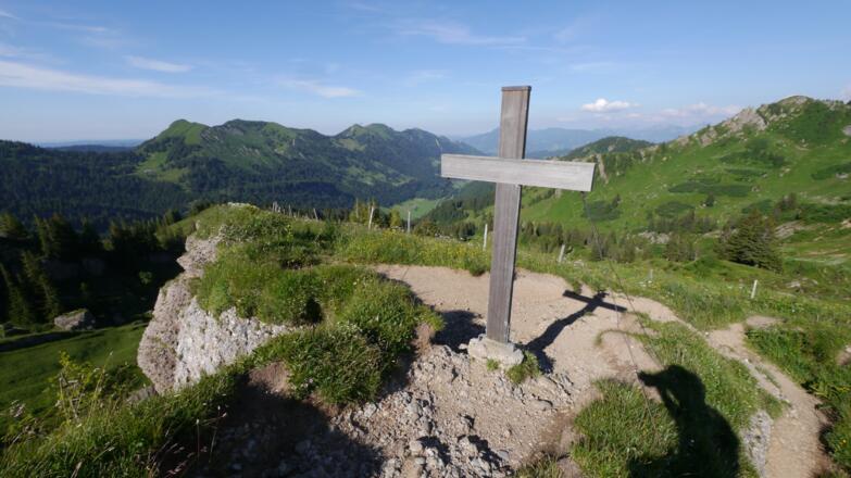 Gipfelkreuz des Heidenkopfes