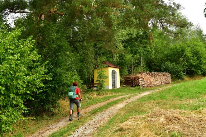 Auf dem Weg zur Körnerpyramide