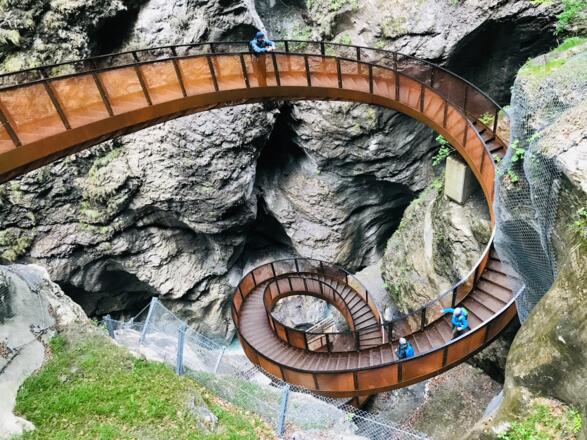 Spannende Wanderung durch die Liechtensteinklamm