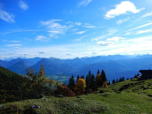 Auf der Schafbergalm, Blickrichtung Süden