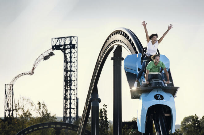 Sky Dragster im Skyline Park in Rammingen