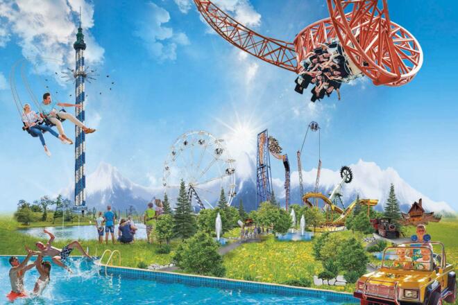 Skyworld im Skyline Park in Rammingen