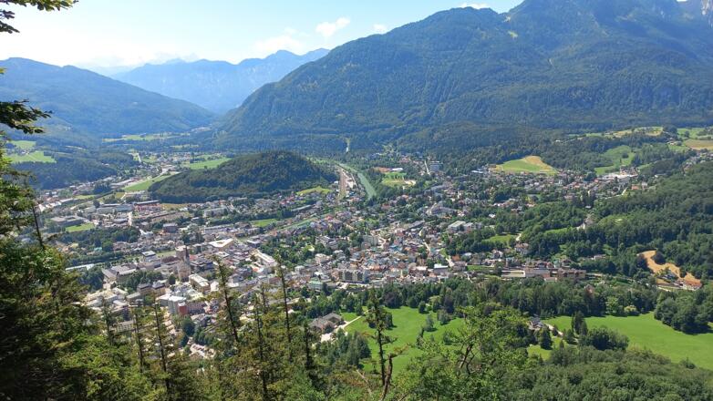 Bad Ischl vom Jainzen gesehen am 30. Juni 2022