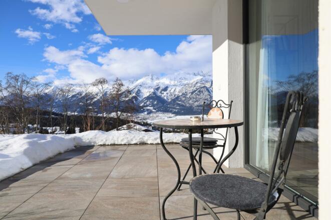 Gartengenuss bei Wintersonne