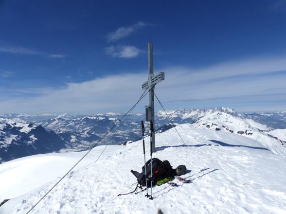 Am Gr. Gebra mit Blick nach Norden in das Kitzbüheler Becken.