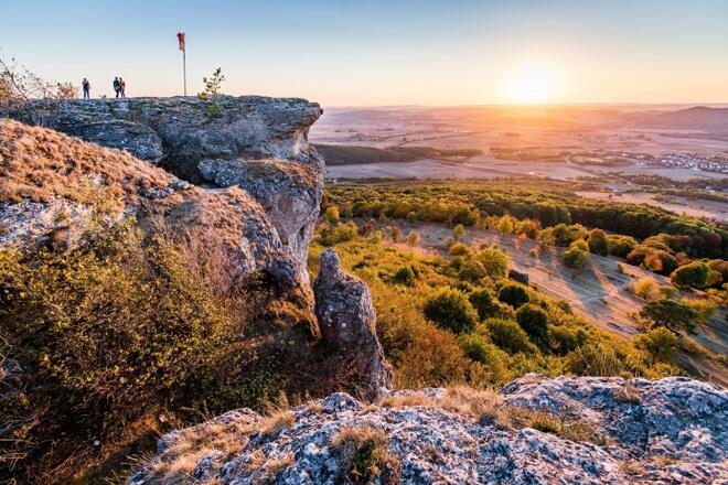 Sonnenuntergang auf dem Staffelberg
