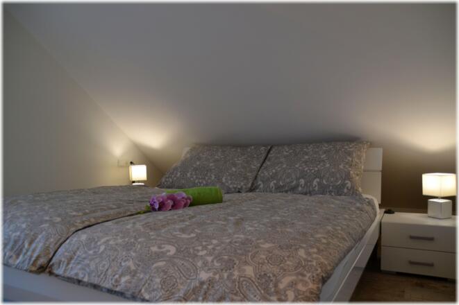 Schlafzimmer Dachterrassen-FeWo