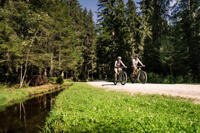 Mountainbiken Schwemmkanal
