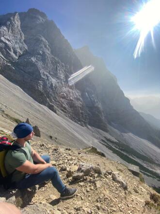 Auf dem Weg zur Hütte