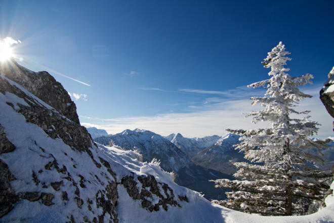 Skitour - Am Zahn über Kolbensattelhütte - am Gipfel