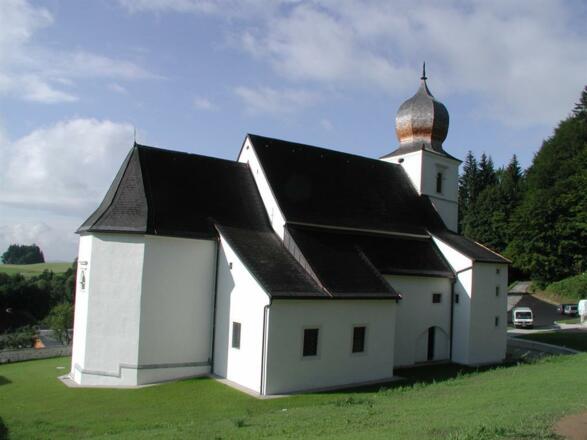 Wallfahrtskirche St. Wolfgang am Stein bei Aigen-Schlägl.