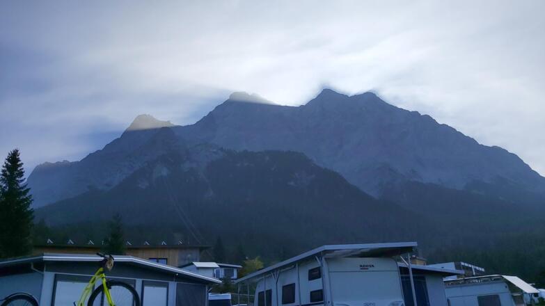 Blick vom Campingplatz