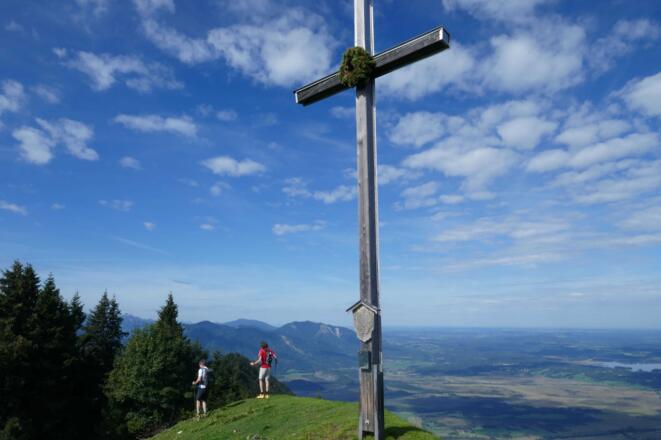 Abstieg vom Rauheck in Richtung Buchrain