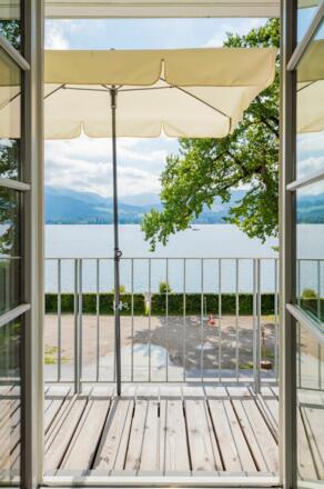 Blick vom eigenen Balkon