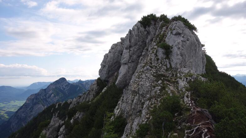 steile Rinne zum Gratturm