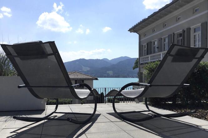 eigene Terrasse am Haus