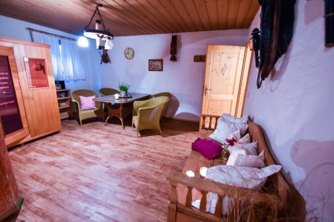 Sauna und Infrarotkabine