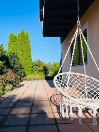 Terasse mit Schaukel