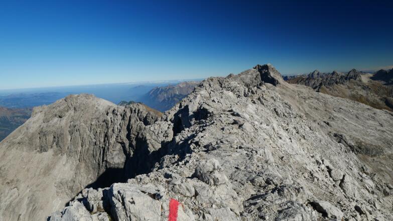 Heilbronner Weg nördlich des Steinkarkopfes