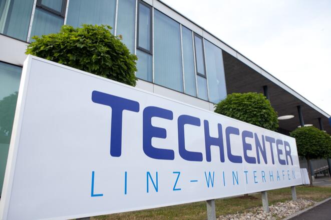 TECHCENTER Schild ©Techcenter Errichtungs- u. Betriebsgesmbh