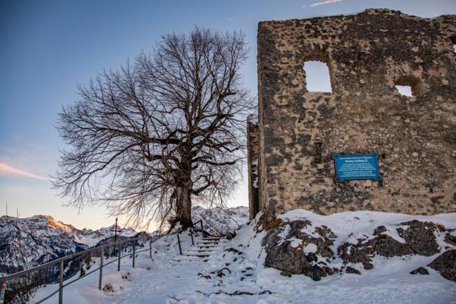 Der Falkenstein im Winter