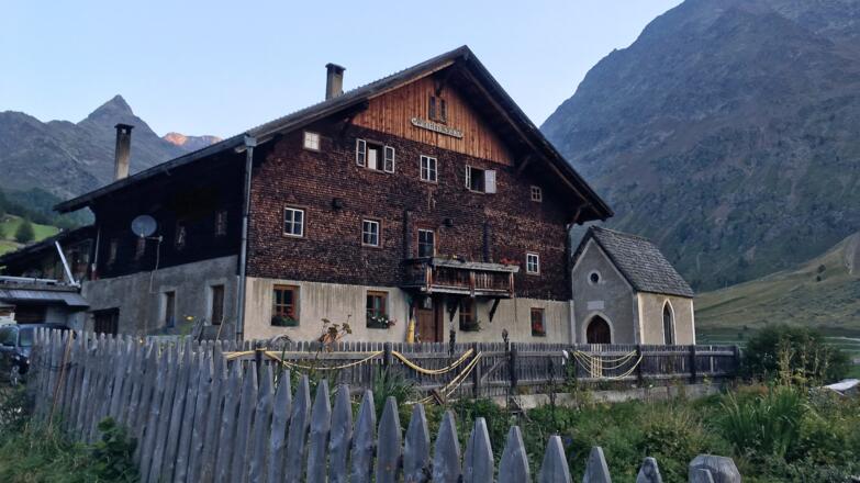 Wieshof in Kurzras