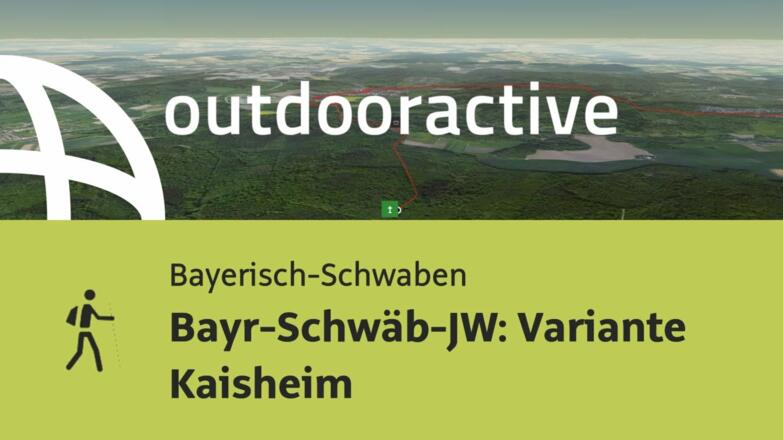 Pilgerweg in Bayerisch-Schwaben: Bayr-Schwäb-JW: Variante Kaisheim