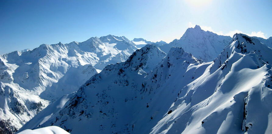 Skitoureneldorado der Franz Sennhütte