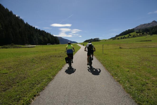 Bald ist der Reschenpass erreicht