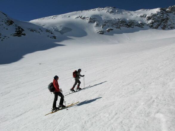 am Rand des Schlapperebenkees