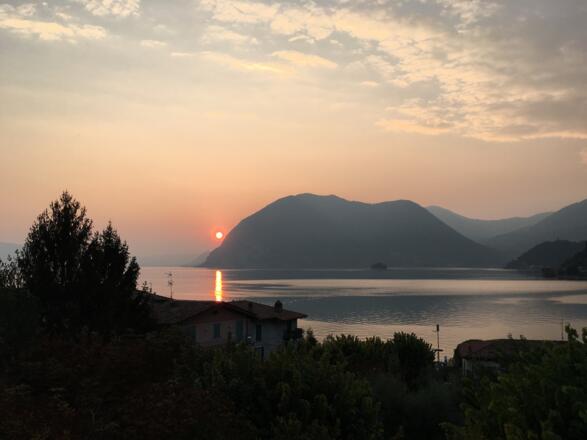 Blick auf den Lago d'Iseo