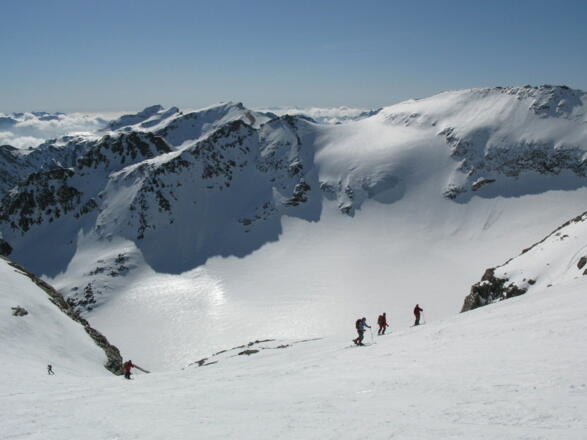 Schlapperebenspitzen über dem Schlapperebenkees