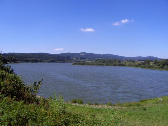 Wir erreichen den herrlich gelegenen Silbersee.