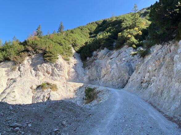 Forstweg Eng - Plumsjochhütte