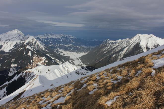 ...und auf die andere Seite in Richtung Reutte