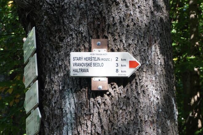 Abzweigung zum Stary Herstein