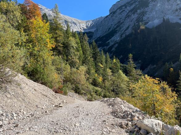 Forstweg Eng - Plumsjochhütte