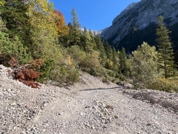 Forstweg Eng - Plumsjochhütte