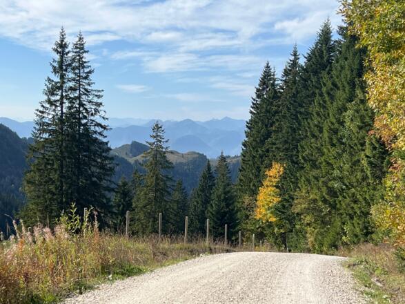 Rückweg Sachrang - Priener Hütte Gefälle ca. 17 %