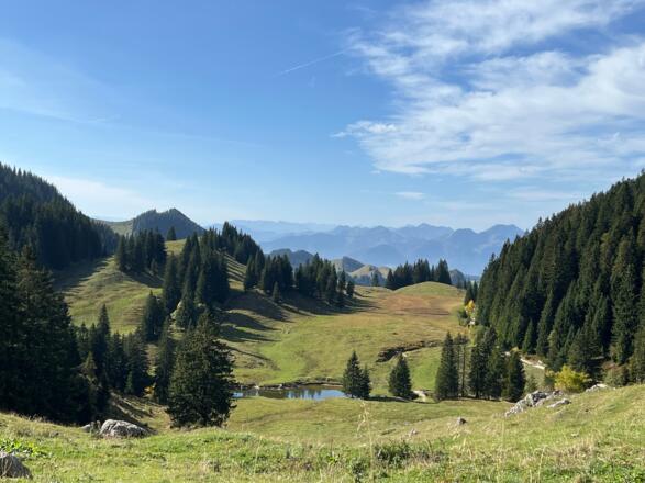 Ausblick von Priener Hütte