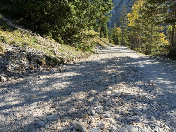 Forstweg Eng - Plumsjochhütte